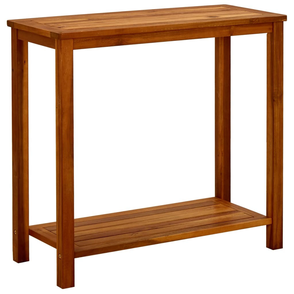 Garden Console Table 80x35x75 cm Solid Acacia Wood - Design Hut