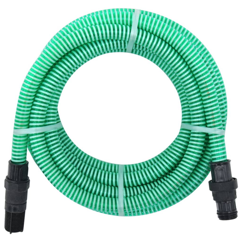 Suction Hose with PVC Connectors Green 1" 10 m PVC - R and M Furniture