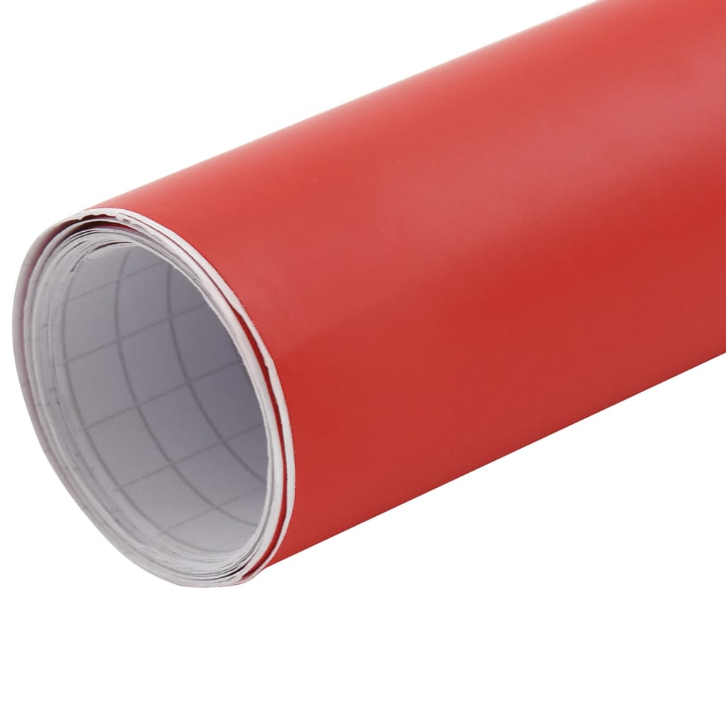 Car Films 2 pcs Matt Red 100x150 cm+50x150 cm - R and M Furniture