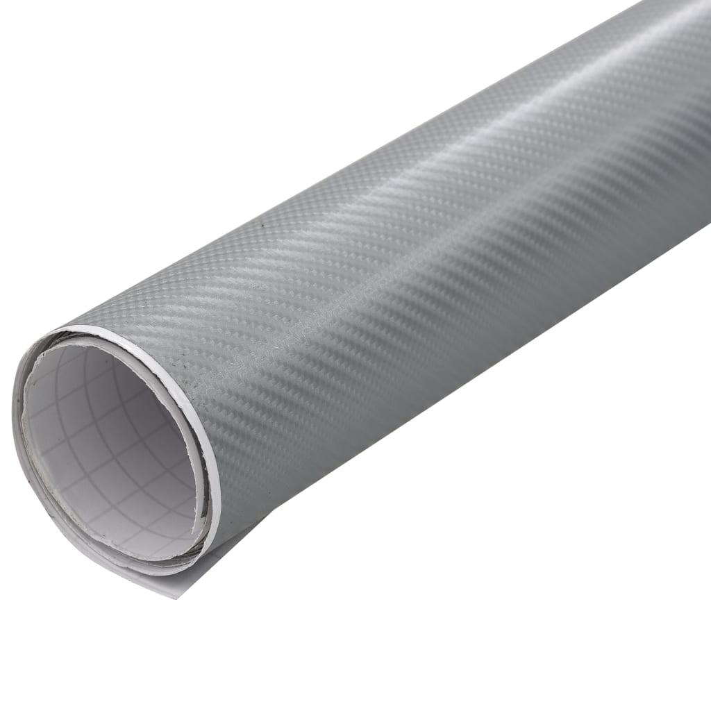 Car Film 4D Silver 100x150 cm - Design Hut