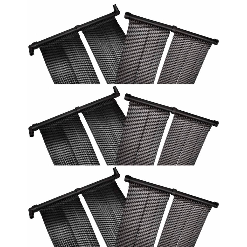 Solar Pool Heater Panel 6 pcs 80x620 cm - Merlin Deals