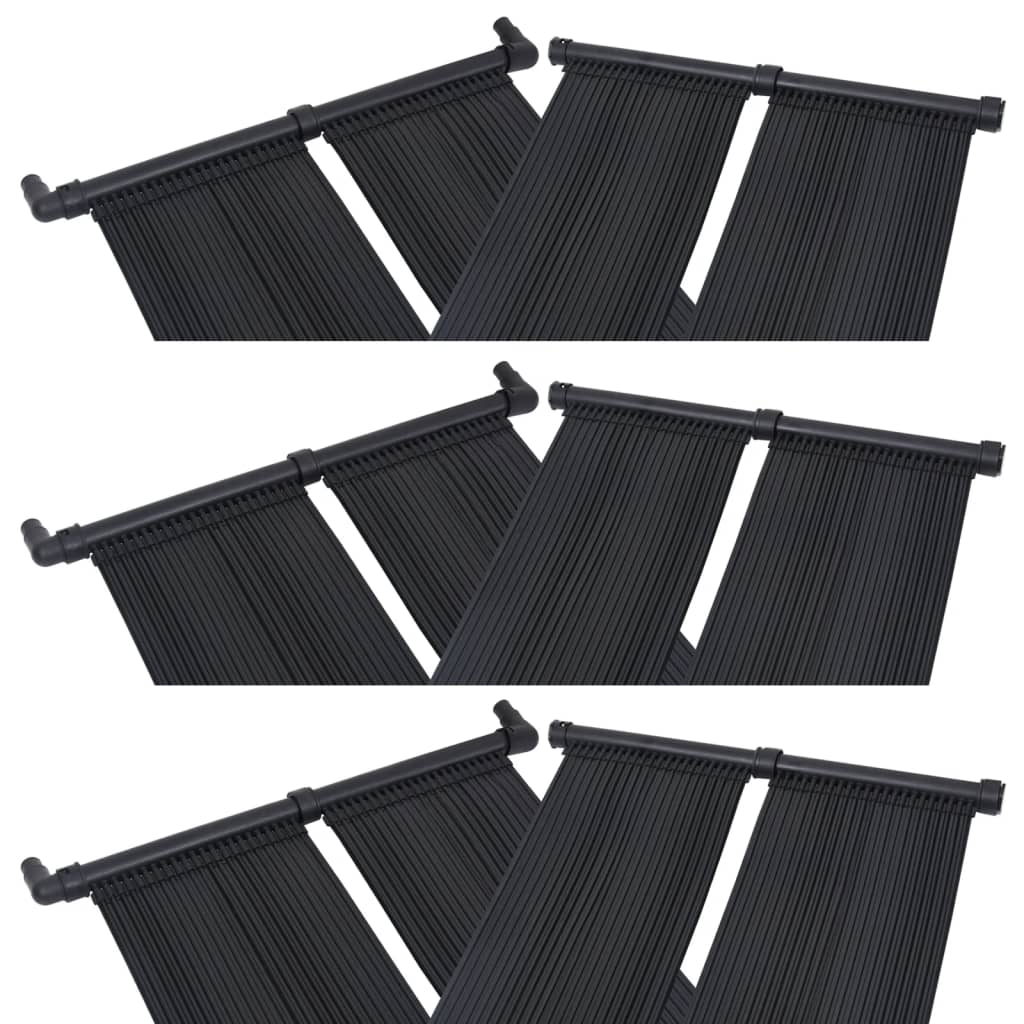 Solar Pool Heater Panel 6 pcs 80x310 cm - Brittle & Co
