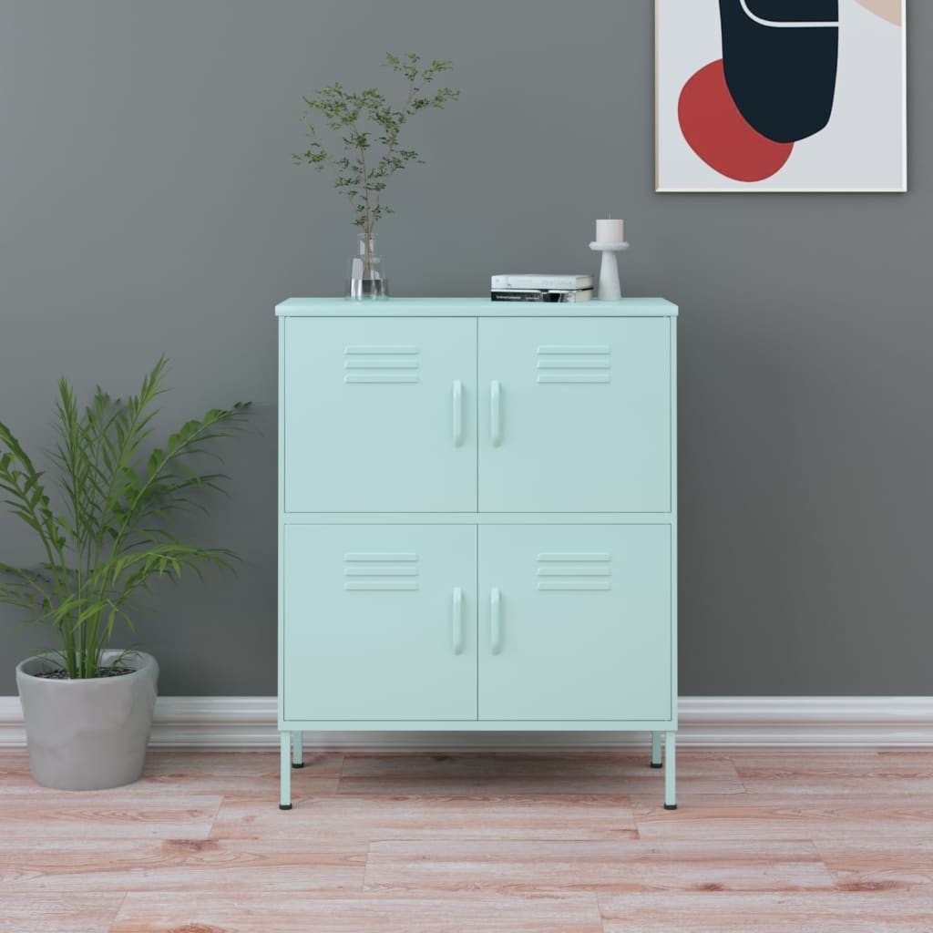 Storage Cabinet Mint 80x35x101.5 cm Steel - Discount Dealers