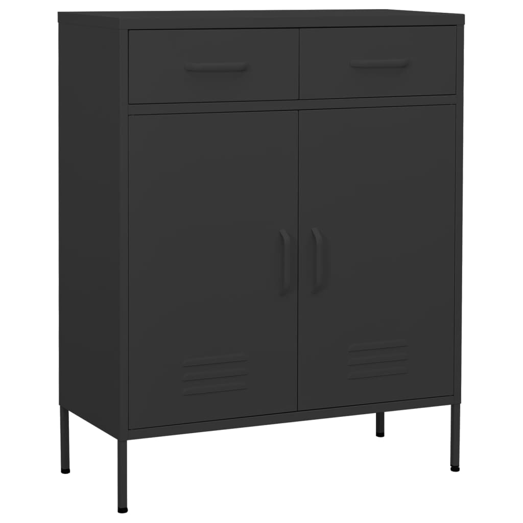 Storage Cabinet Anthracite 80x35x101.5 cm Steel - Merkel Designers