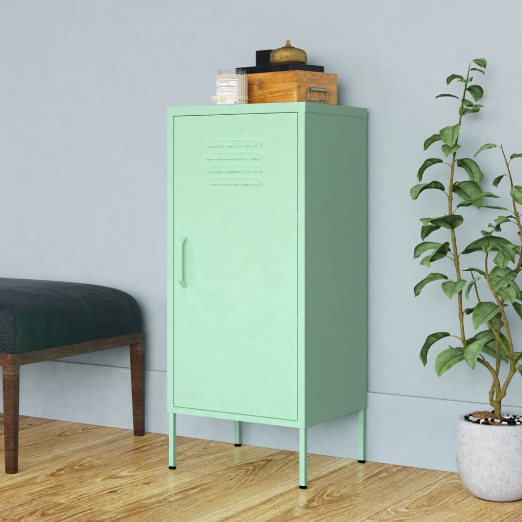 Storage Cabinet Mint 42.5x35x101.5 cm Steel - Casper Homes