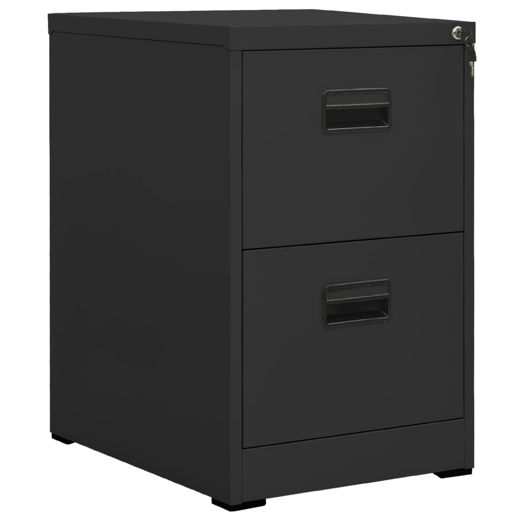 Filing Cabinet Anthracite 46x62x72.5 cm Steel - Style and Chic