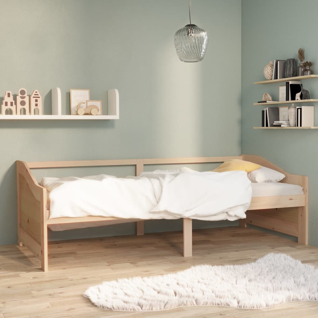 3-Seater Day Bed Solid Pinewood 90x200 cm - Style and Chic