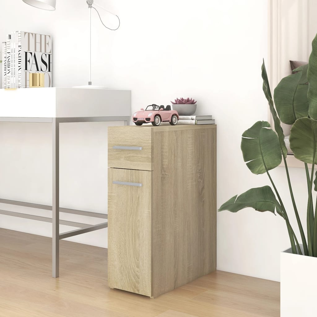 Apothecary Cabinet Sonoma Oak 20x45.5x60 cm Engineered Wood - Design Hut