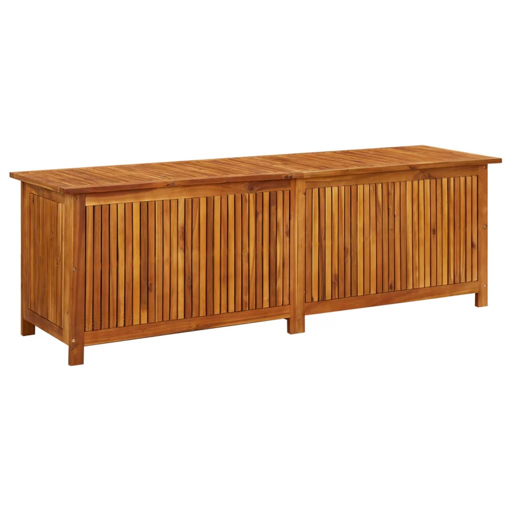 Garden Storage Box 175x50x58 cm Solid Acacia Wood - All Things Good
