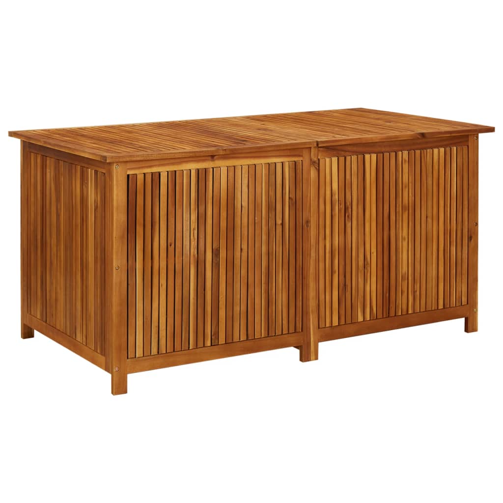 Garden Storage Box 150x80x75 cm Solid Acacia Wood - Direct Imports