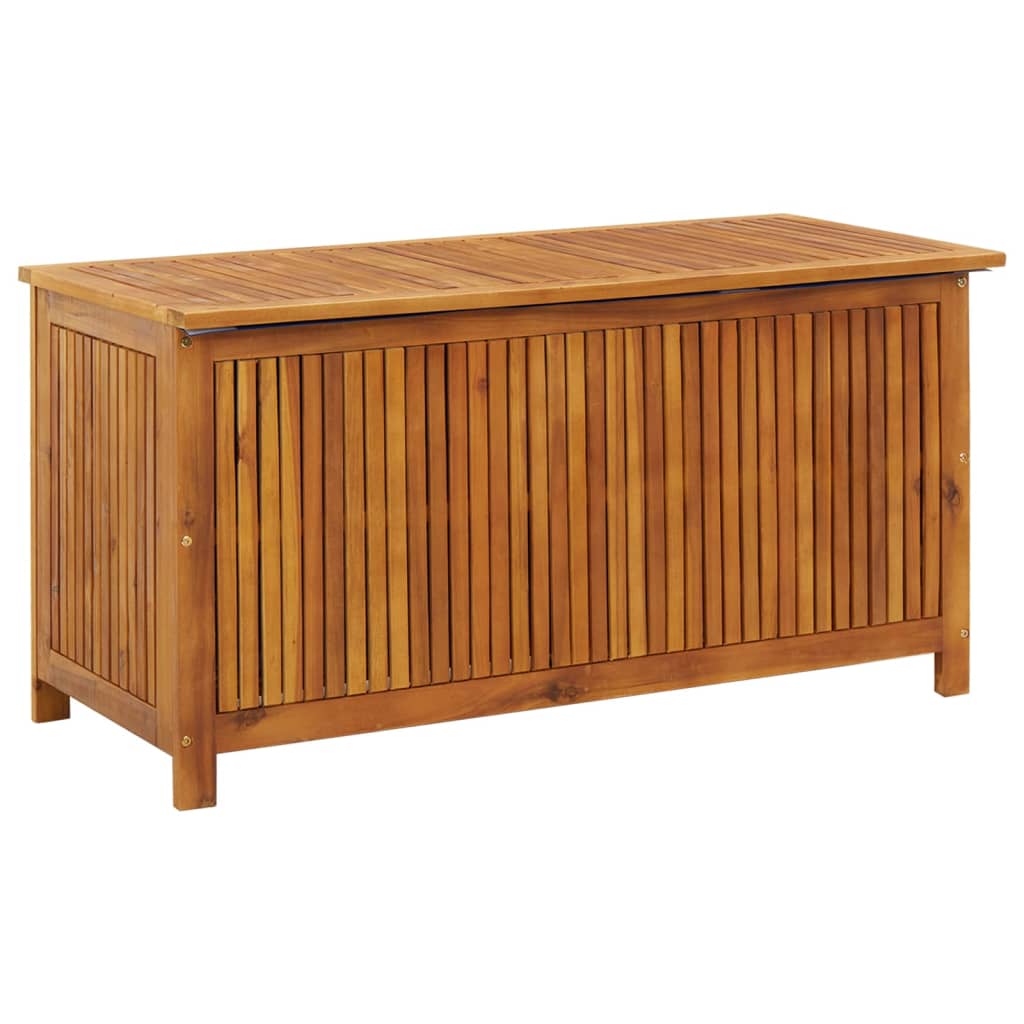 Garden Storage Box 113x50x58 cm Solid Acacia Wood - Style and Chic