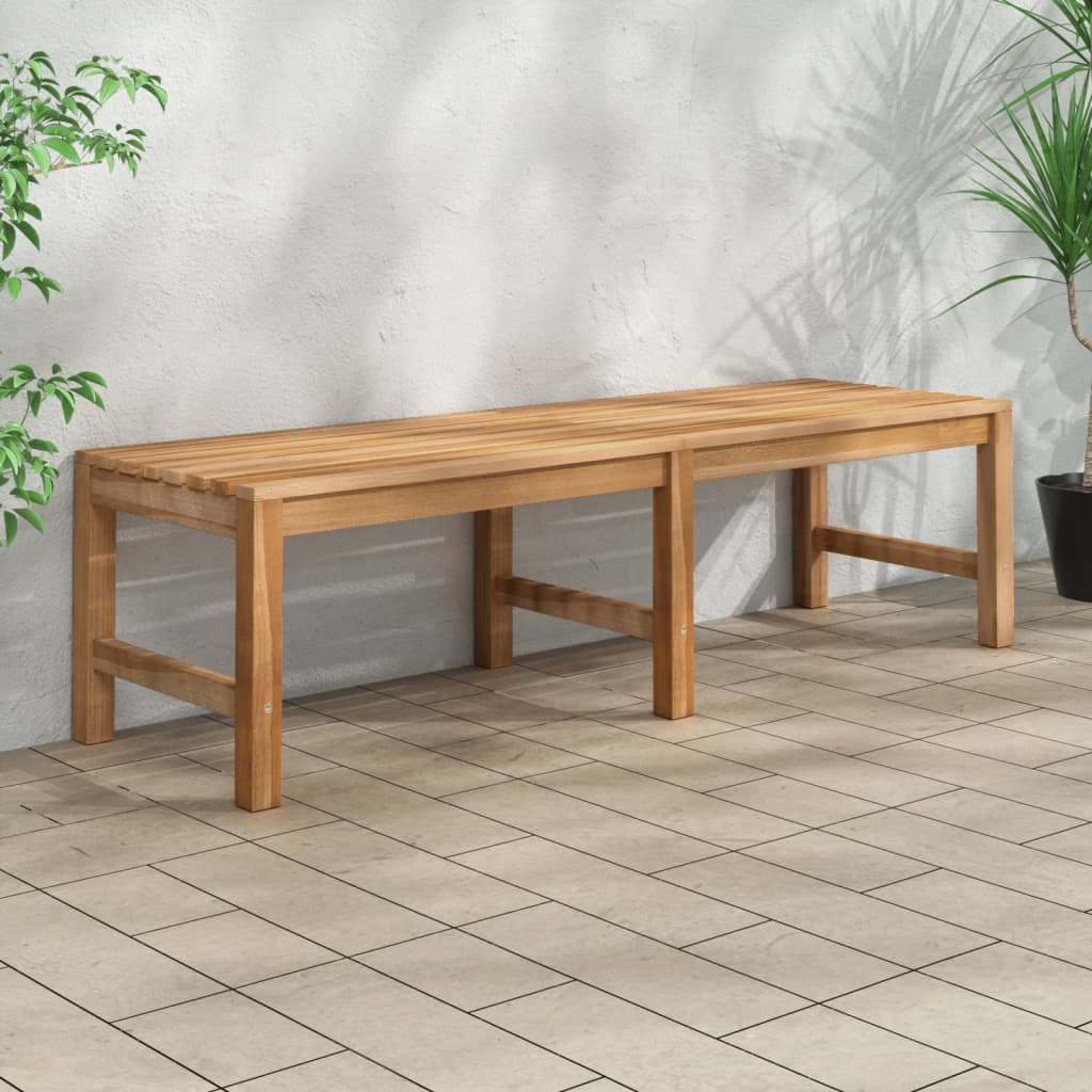 Garden Bench 150 cm Solid Teak Wood - Style and Chic