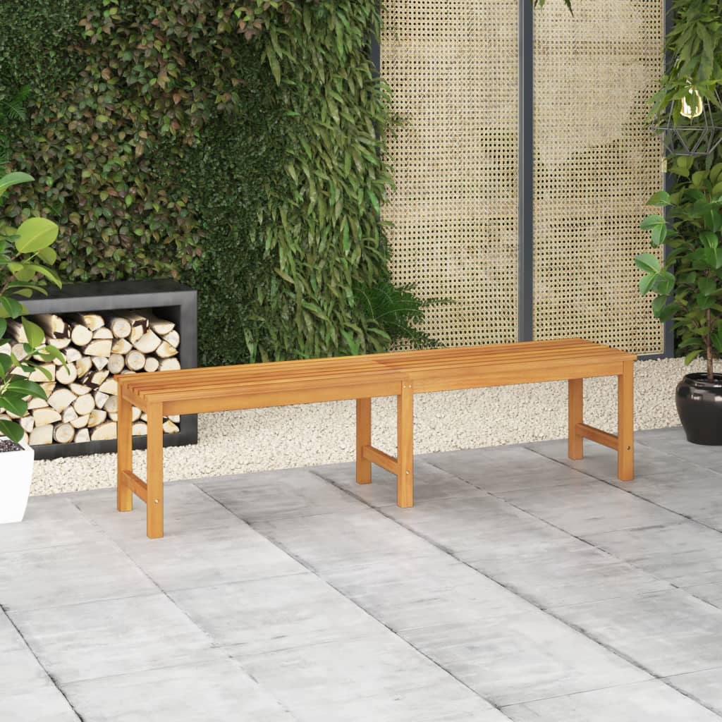 Garden Bench 180 cm Solid Teak Wood - Style and Chic