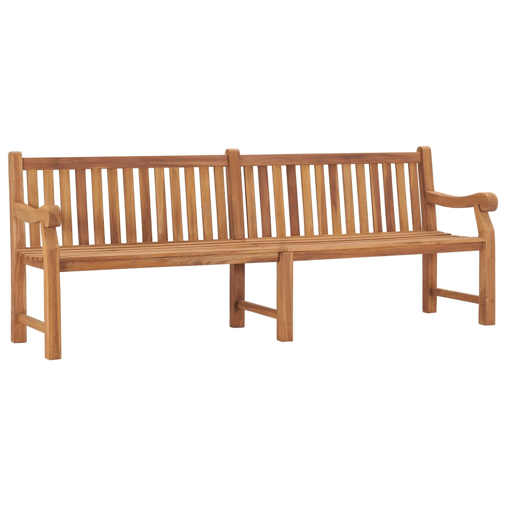 Garden Bench 228 cm Solid Teak Wood - Merkel Designers