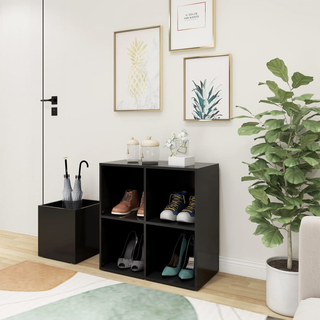 Hall Shoe Cabinet Grey 105x35.5x70 cm Engineered Wood - Direct Imports