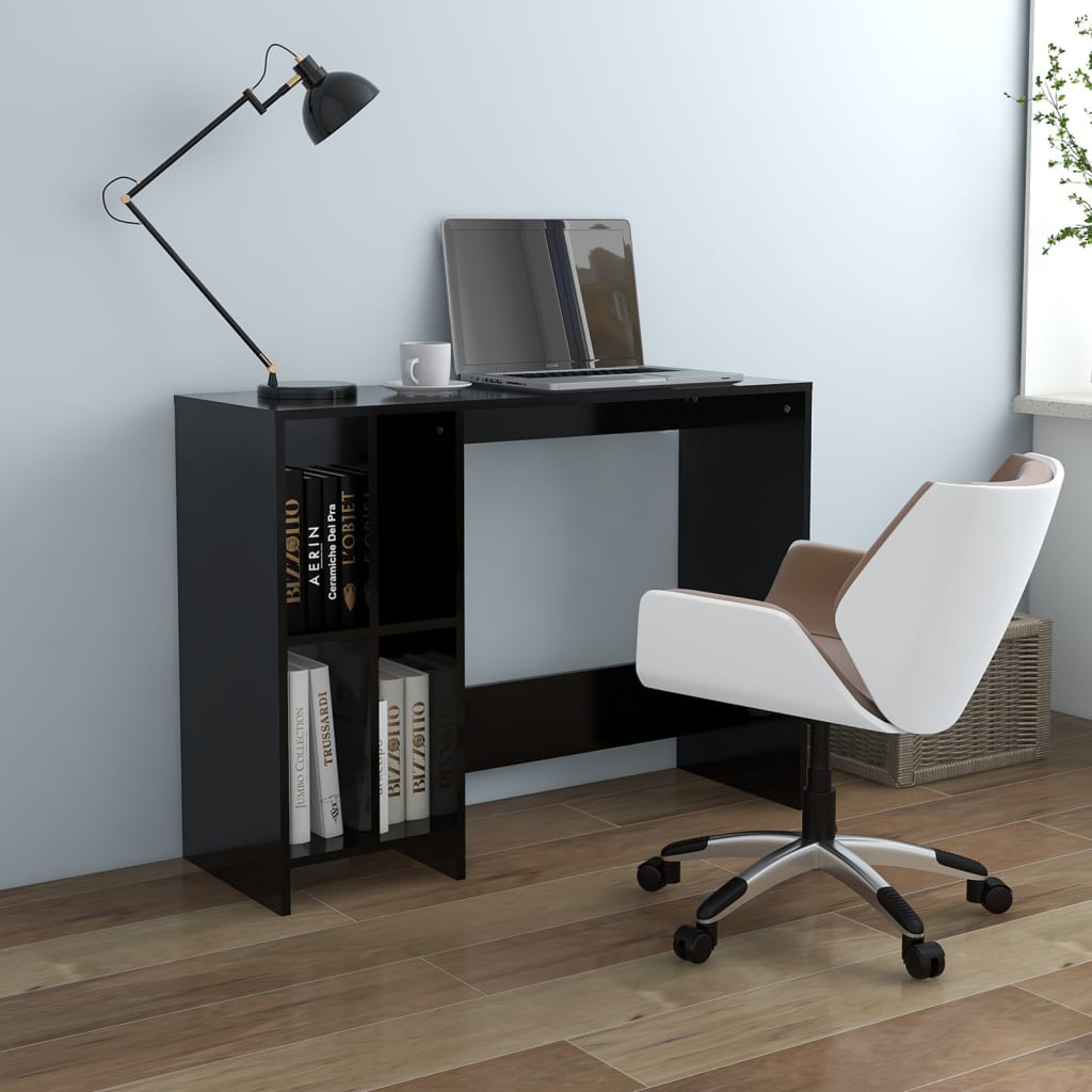 Notebook Desk Black 102.5x35x75 cm Engineered Wood - Millennium Furniture