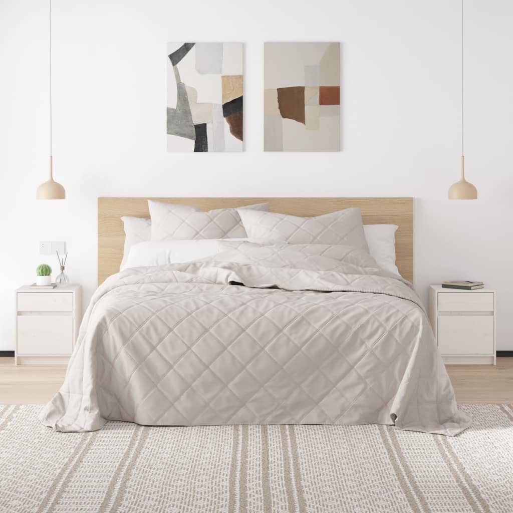 Bedside Table - SHEFFIELD Nightstand White 40cm - Unbeatable Bargains