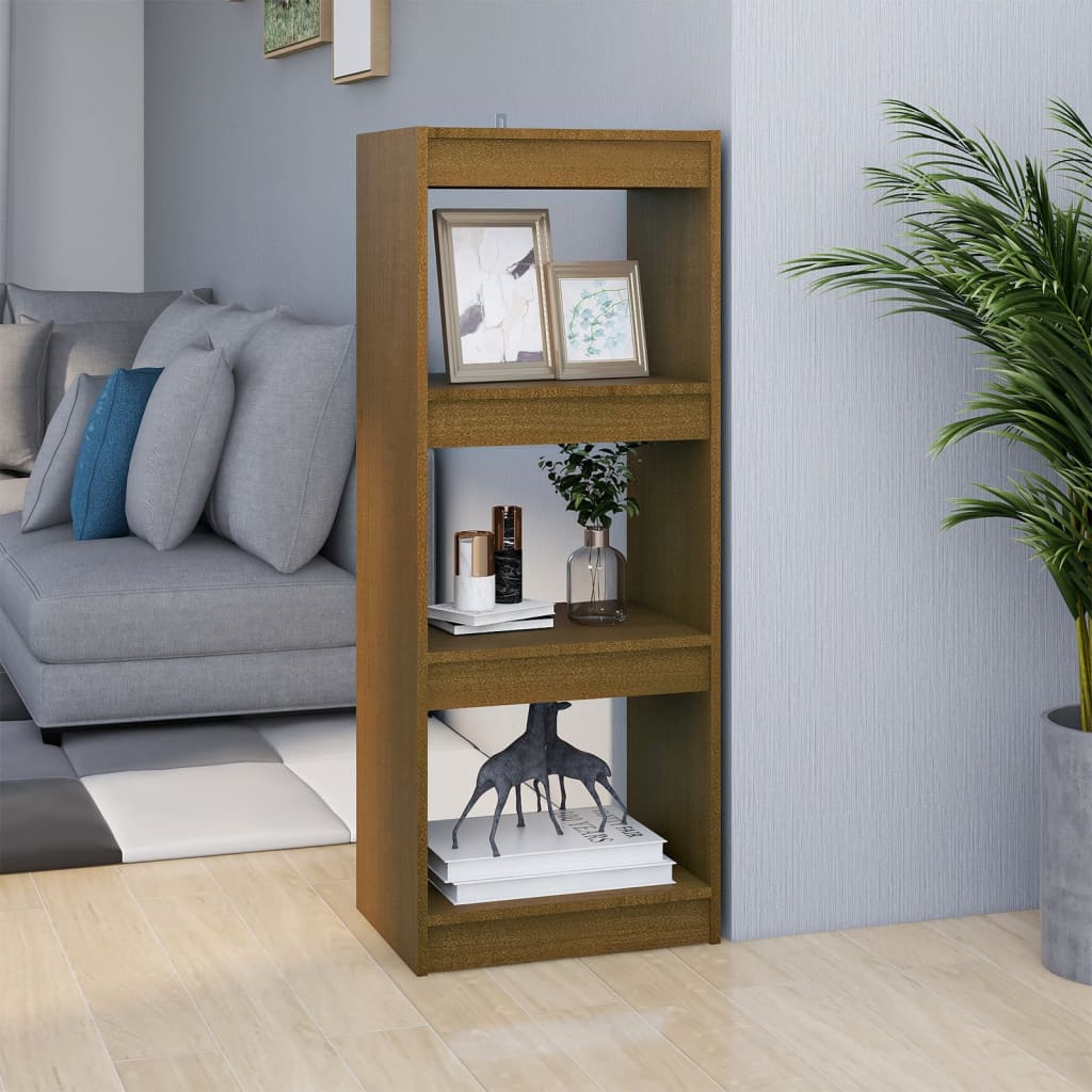 Book Cabinet/Room Divider Honey Brown 40x30x103.5 cm Pinewood - Millennium Furniture