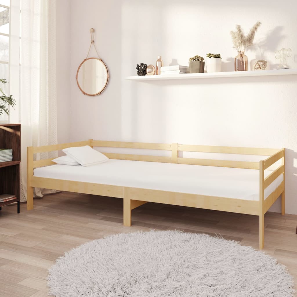 Day Bed Solid Pinewood 90x200 cm - Style and Chic