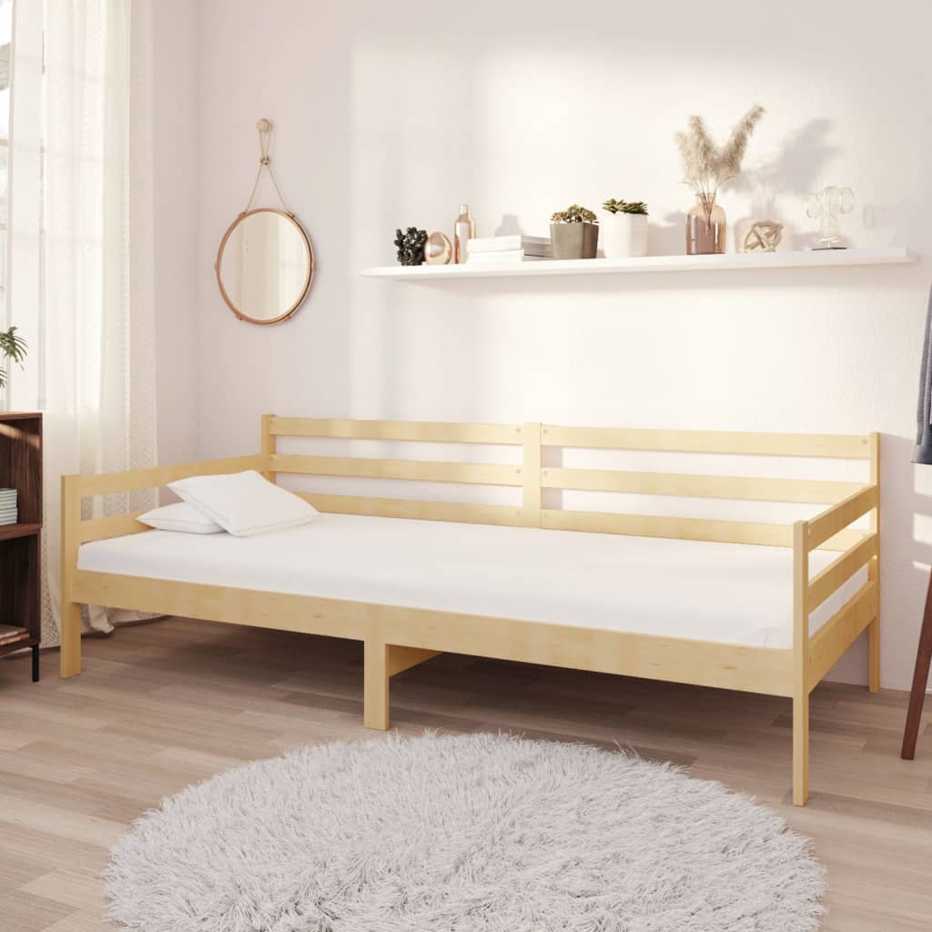 Day Bed Solid Pinewood 90x200 cm - Brittle & Co