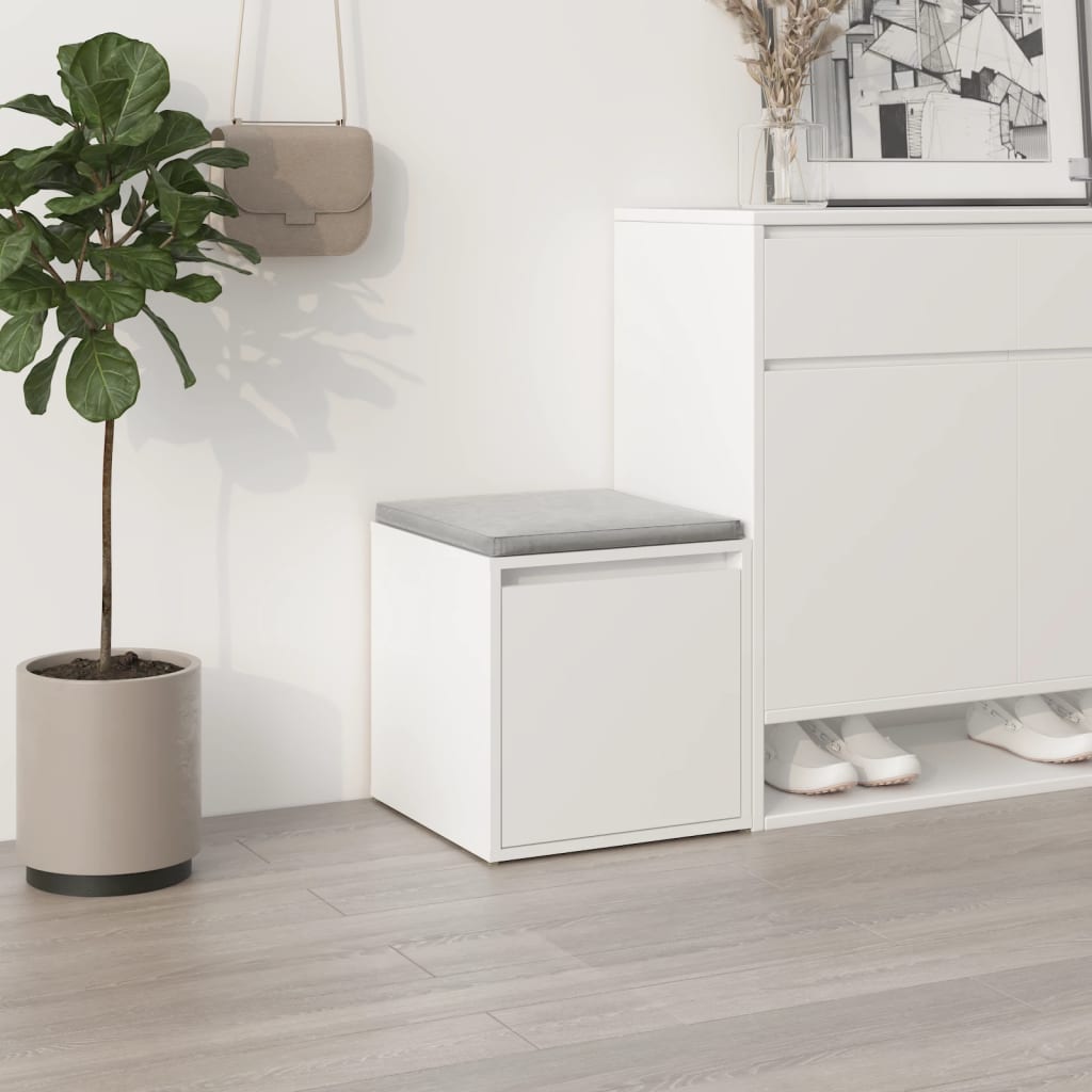 Box Drawer White 40.5x40x40 cm Engineered Wood - Casper Homes