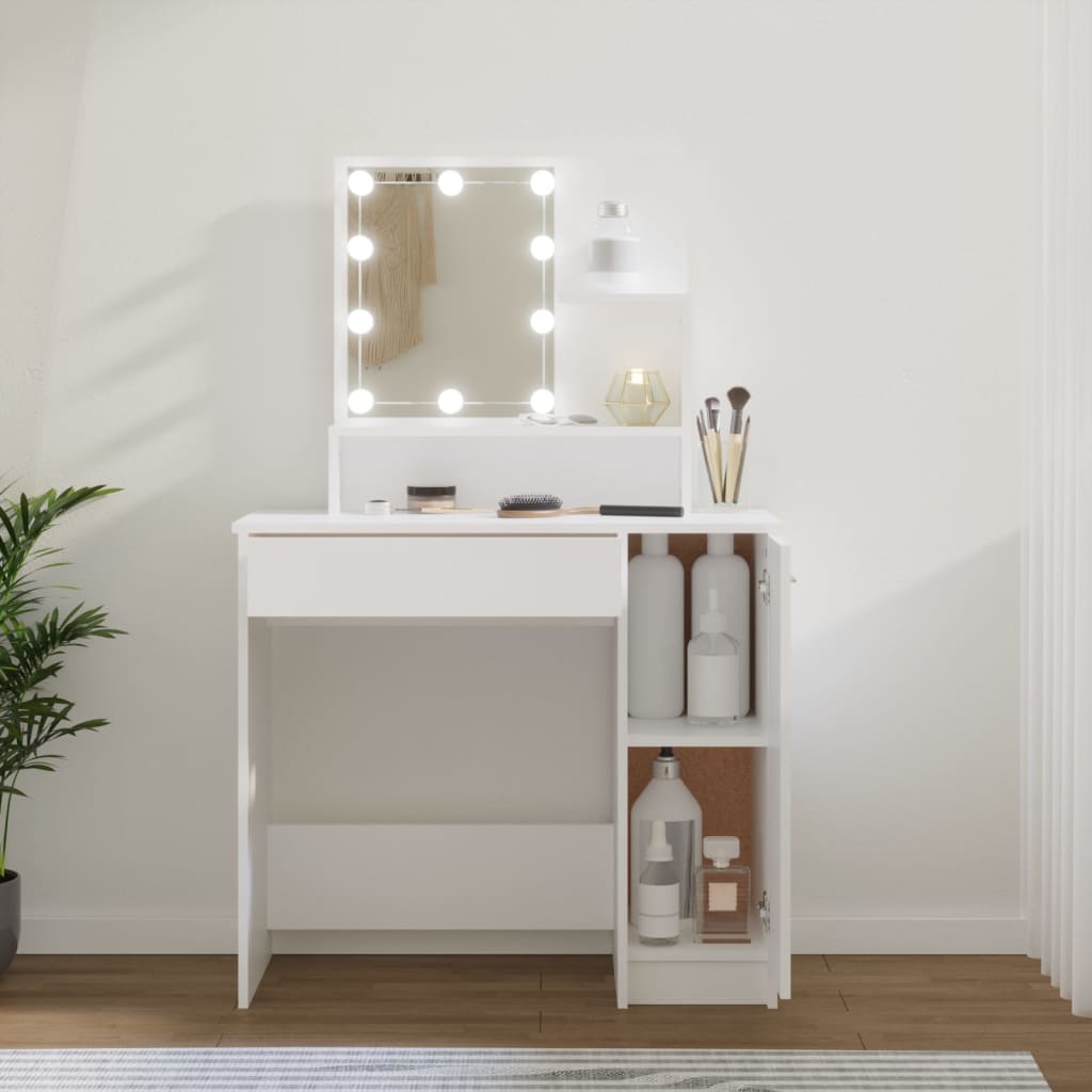Dressing Table - CHENNAI Dresser White 86.5cm - All Things Good