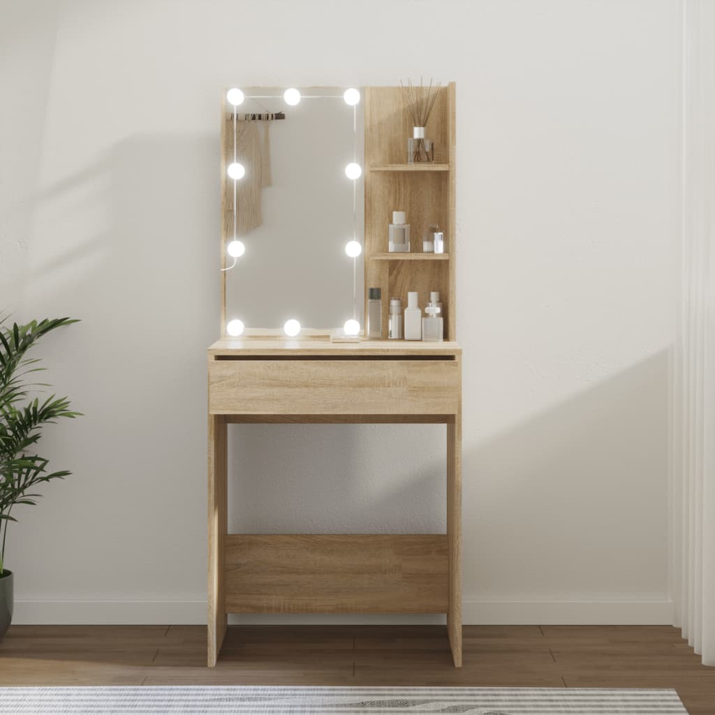 Dressing Table - DULO Dresser Sonoma Oak 60cm - Direct Imports