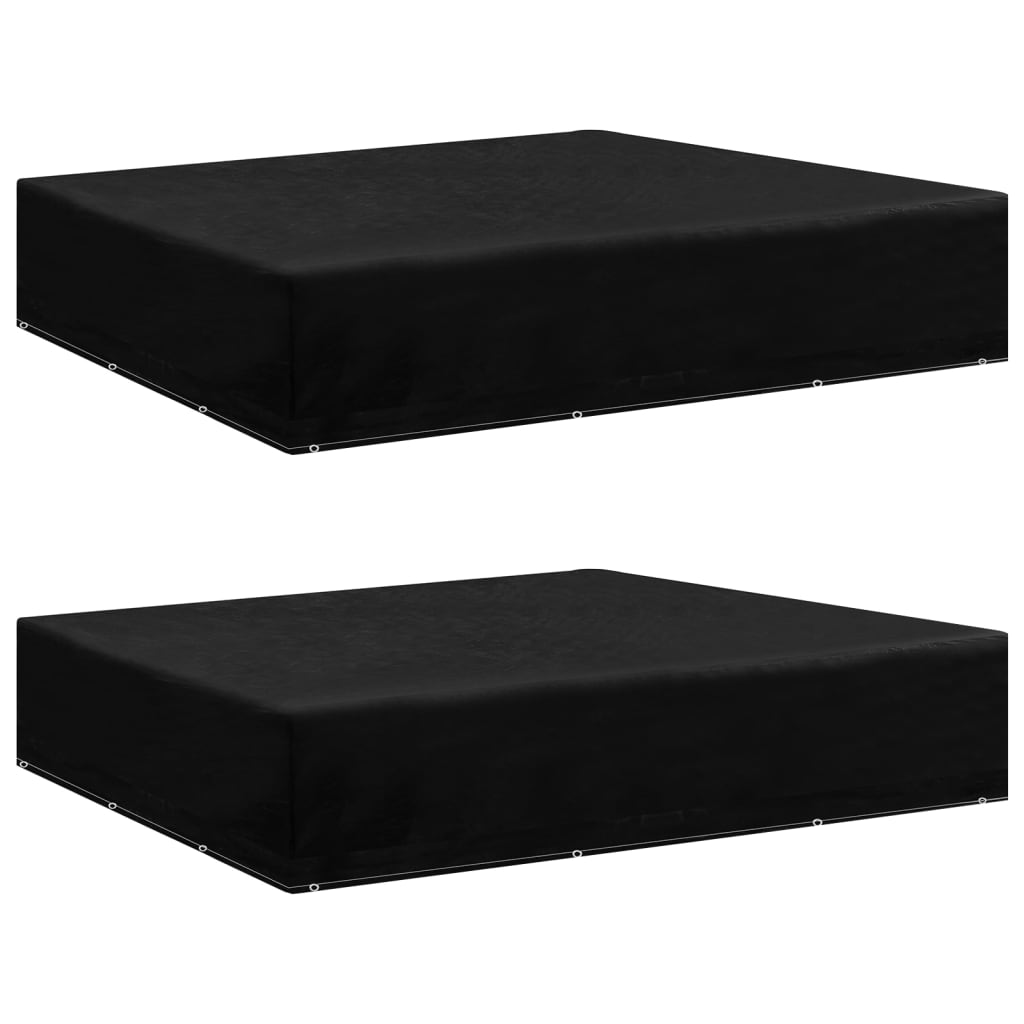 Garden Furniture Covers 2 pcs 12 Eyelets 250x250x70 cm - Sid & Sam