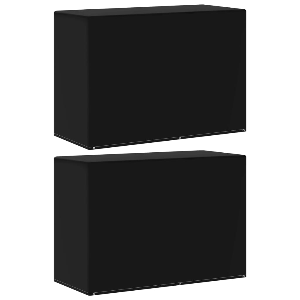 Garden Furniture Covers 2 pcs 6 Eyelets for Gas BBQs 180x80x125 cm - R and M Furniture