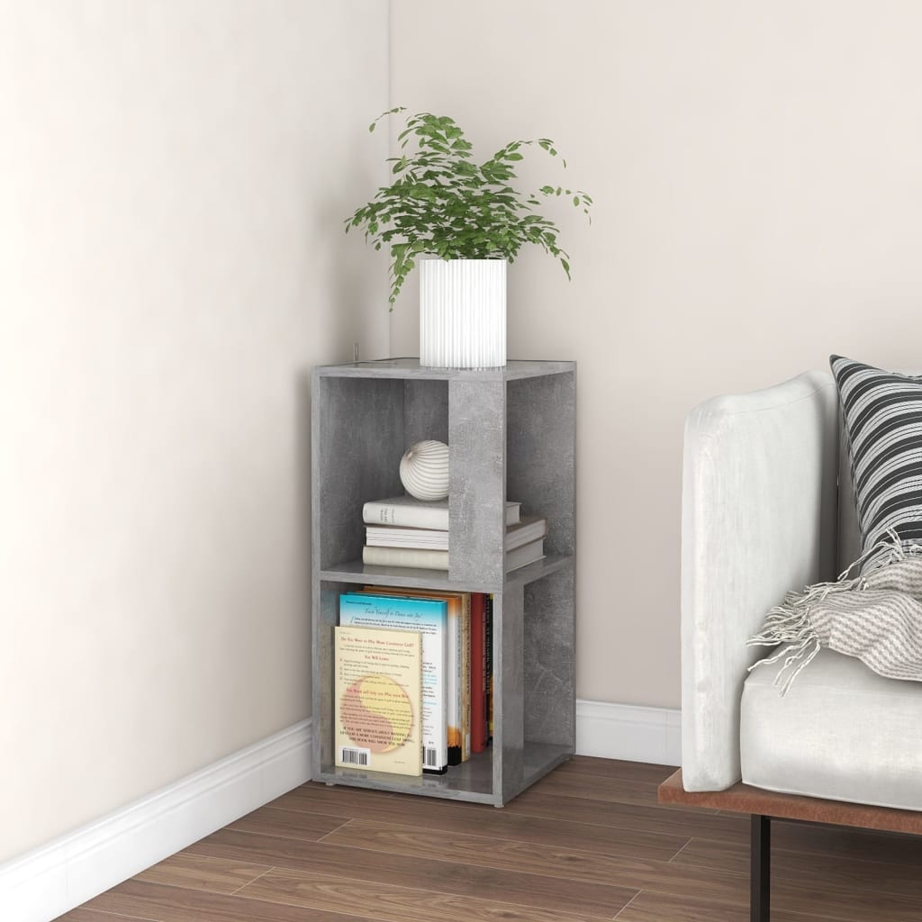 Corner Cabinet Concrete Grey 33x33x67 cm Engineered Wood - R and M Furniture