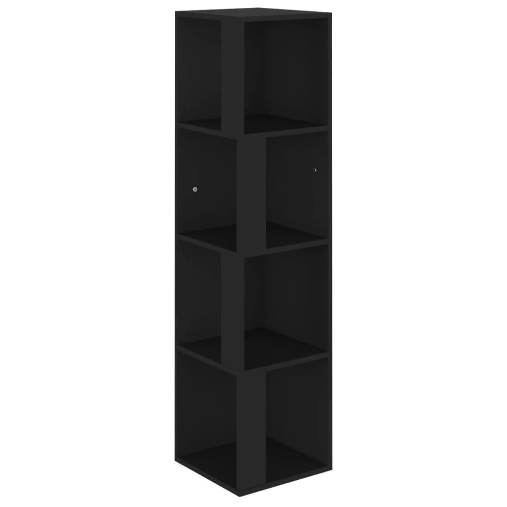 Corner Cabinet Black 33x33x132 cm Engineered Wood - Brittle & Co