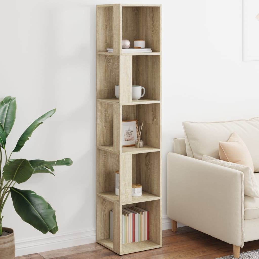 Corner Cabinet Sonoma Oak 33x33x164.5 cm Engineered Wood - Merkel Designers