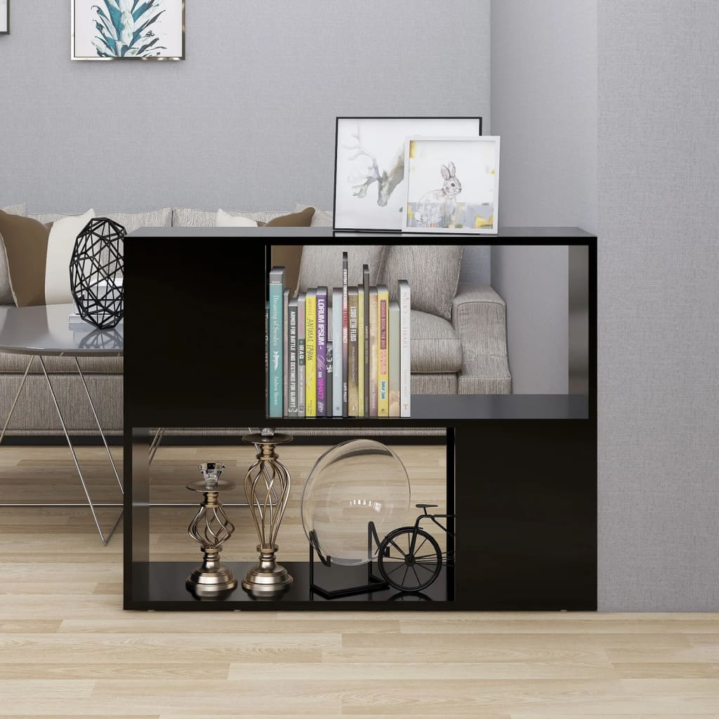 TV Cabinet Black 80x24x63 cm Engineered Wood - Brittle & Co