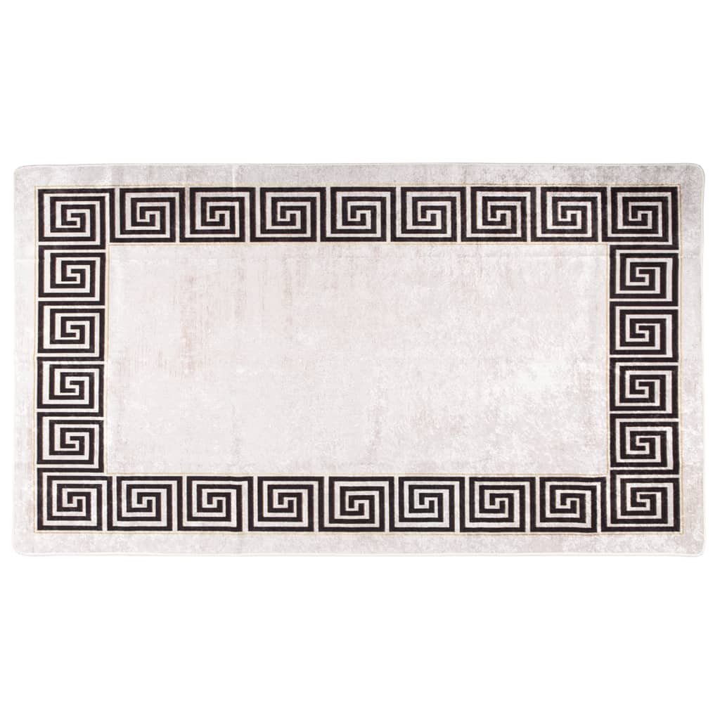 Rug Washable 190x300 cm Light Beige Anti Slip - Style and Chic