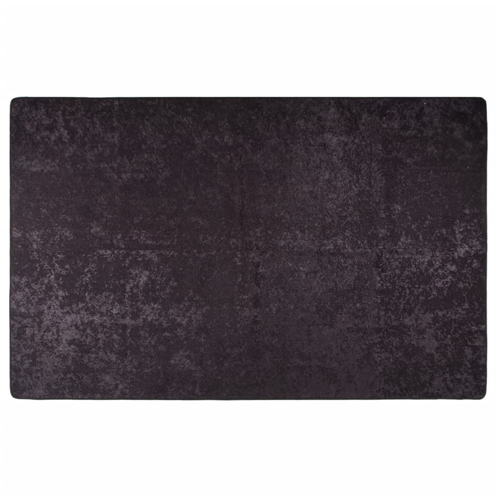 Rug Washable 80x150 cm Anthracite Anti Slip - Casper Homes