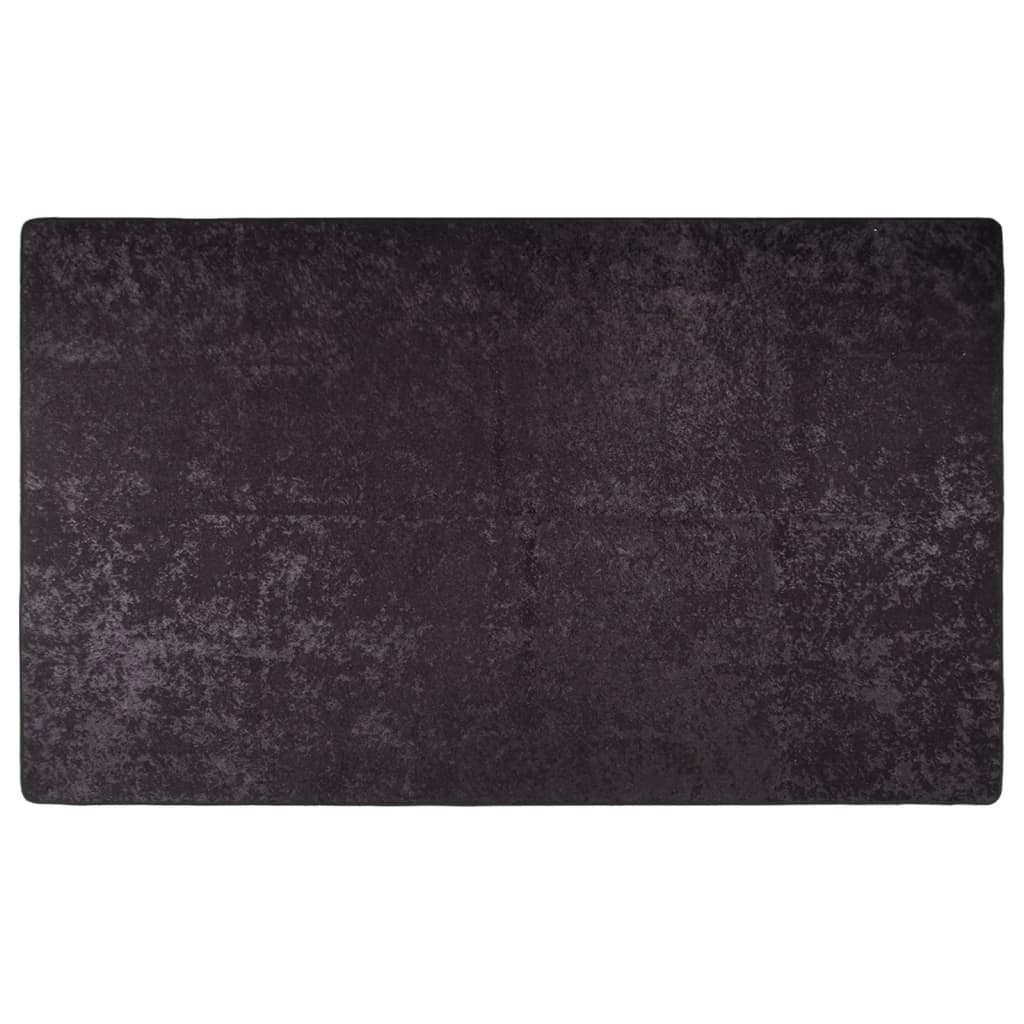 Rug Washable 120x180 cm Anthracite Anti Slip - Unbeatable Bargains