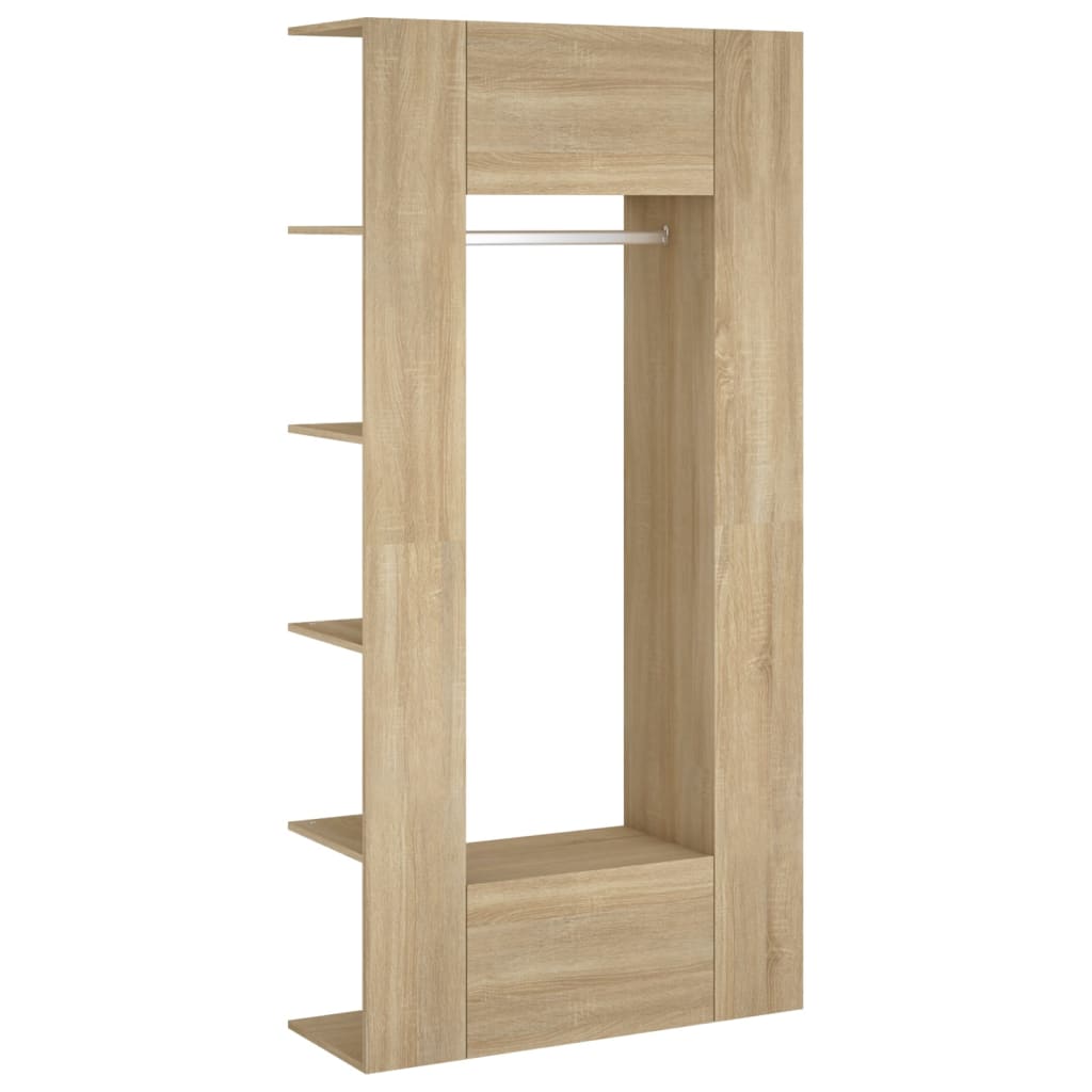 Hallway Cabinets 2 pcs Sonoma Oak Engineered Wood - All Things Good