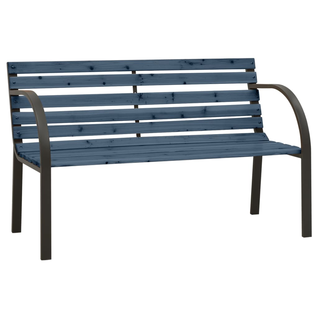 Children Garden Bench 81 cm Chinese Fir Wood Grey - The Home Maker