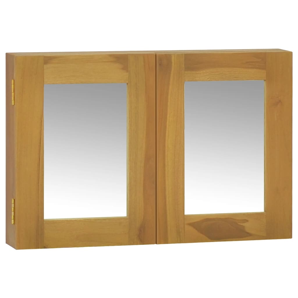 Mirror Cabinet 60x10x40 cm Solid Wood Teak - R and M Furniture