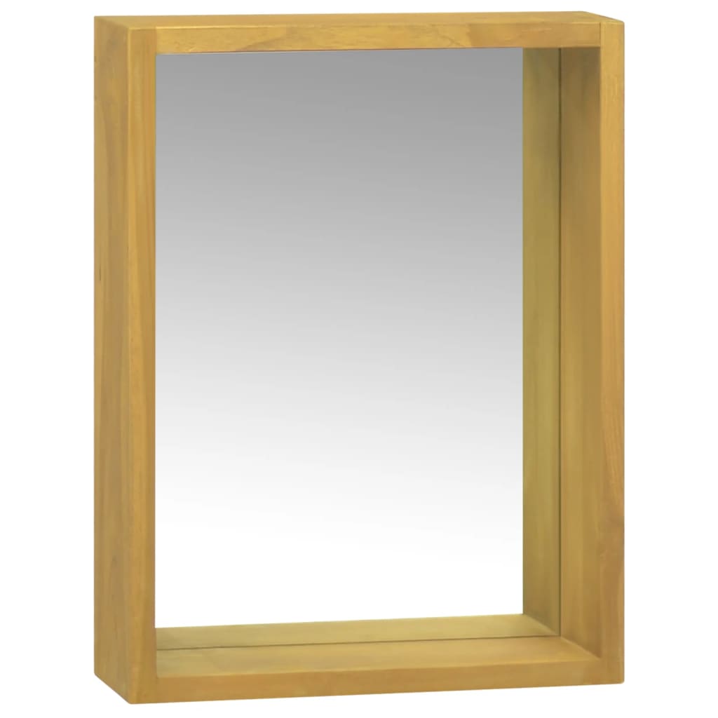 Mirror Cabinet 30x10x40 cm Solid Wood Teak - Discount Dealers