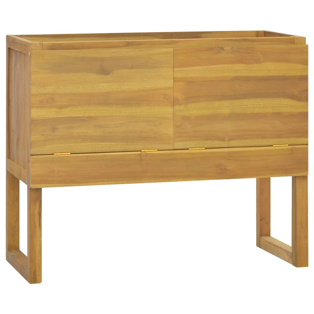 Bathroom Cabinet 90x45x75 cm Solid Wood Teak - Style and Chic