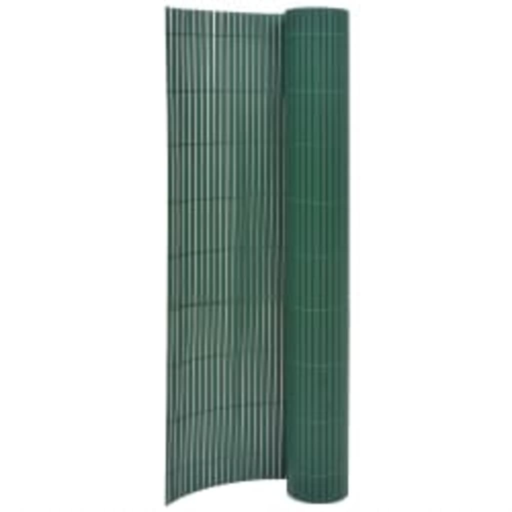 Double-Sided Garden Fence 110x300 cm Green - Discount Dealers