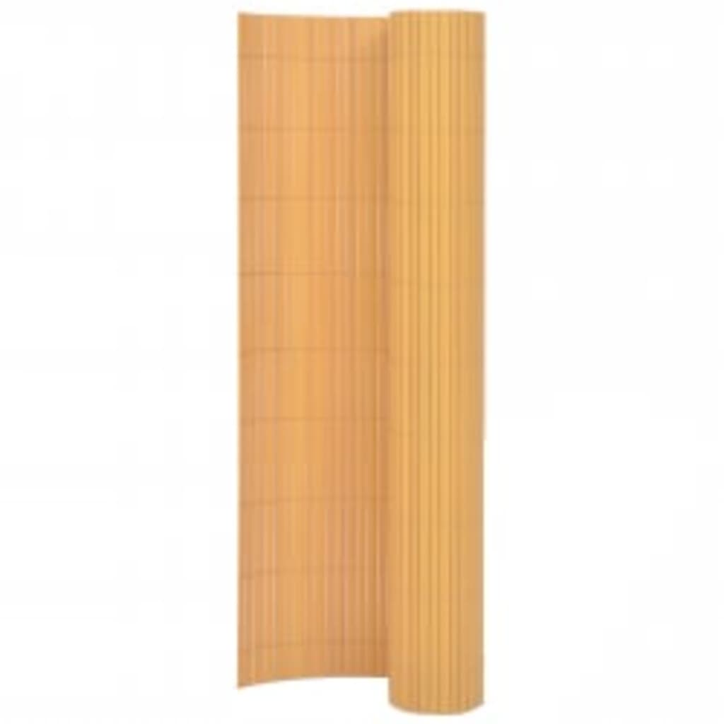 Double-Sided Garden Fence 110x300 cm Yellow - Millennium Furniture