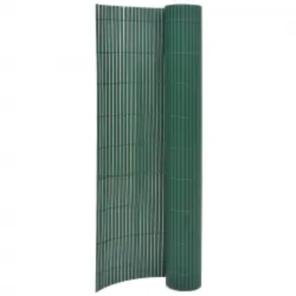 Double-Sided Garden Fence 110x500 cm Green - The Home Maker