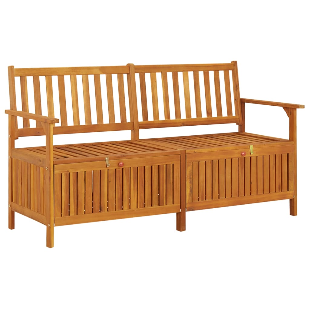 Storage Bench 148 cm Solid Wood Acacia - Style and Chic