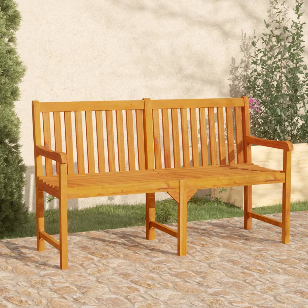 Garden Bench 150 cm Solid Acacia Wood - Direct Imports