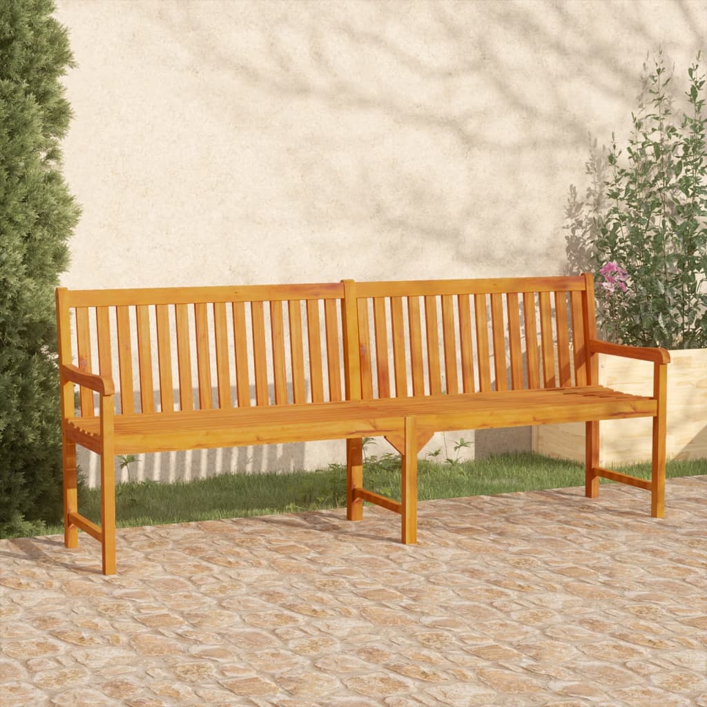 Garden Bench 219 cm Solid Acacia Wood - All Things Good