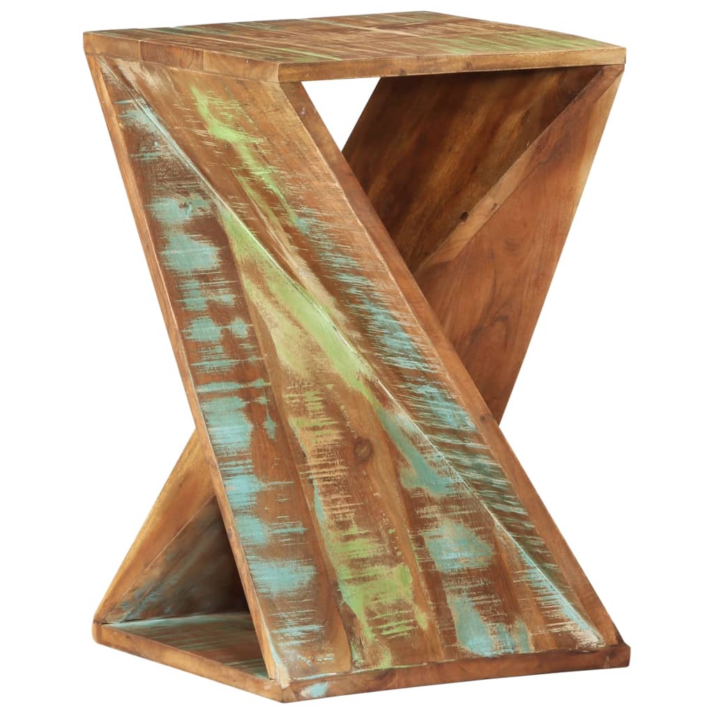 Side Table 35x35x55 cm Solid Wood Reclaimed - Tyrell & Tyrell