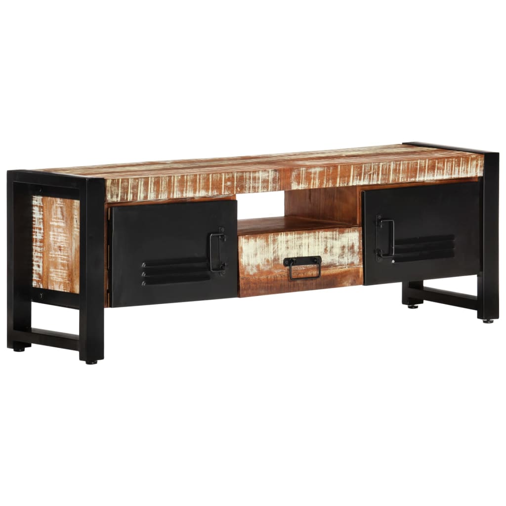 TV Cabinet 120x30x40 cm Solid Wood Reclaimed - All Things Good