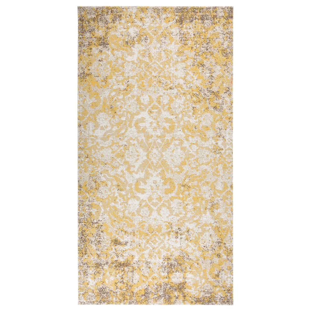 Outdoor Rug Flatweave 80x150 cm Yellow - R and M Furniture